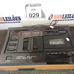 LOTE 029 - 01 TOCA FITAS CROWN DE MODELO CTD-1170. (NO ESTADO) ATENÇÃO! FAZER A VISITAÇÃO ANTES DE ARREMATAR, NÃO SABEMOS SE FUNCIONA. LEILÃO NÃO TEM GARANTIA E NEM DEVOLUÇÃO, SUJEITO A POSSÍVEIS AVARIAS VISÍVEIS/OCULTAS E/OU AUSÊNCIA DE COMPONENTES.