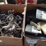 LOTE 202 - 01 LOTE COM VÁRIOS LEITORES DE CÓDIGOS DE BARRAS E APARELHOS DE TELEFONE DIVERSOS. (NO ESTADO) ATENÇÃO! FAZER A VISITAÇÃO ANTES DE ARREMATAR, NÃO SABEMOS SE FUNCIONA. LEILÃO NÃO TEM GARANTIA E NEM DEVOLUÇÃO, SUJEITO A POSSÍVEIS AVARIAS VISÍVEIS/OCULTAS E/OU AUSÊNCIA DE COMPONENTES.