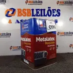LOTE 090 - 01 LATA DE TINTA METALATEX ACETINADO DE 16 LITROS DE COR GELO BRANCO NEVE. (NO ESTADO) ATENÇÃO! FAZER A VISITAÇÃO ANTES DE ARREMATAR, NÃO SABEMOS SE FUNCIONA. LEILÃO NÃO TEM GARANTIA E NEM DEVOLUÇÃO, SUJEITO A POSSÍVEIS AVARIAS VISÍVEIS/OCULTAS E/OU AUSÊNCIA DE COMPONENTES.