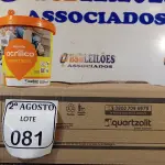 LOTE 081 - 06 REJUNTES ACRÍLICO 1KG CADA. (NO ESTADO) ATENÇÃO! FAZER A VISITAÇÃO ANTES DE ARREMATAR, NÃO SABEMOS SE FUNCIONA. LEILÃO NÃO TEM GARANTIA E NEM DEVOLUÇÃO, SUJEITO A POSSÍVEIS AVARIAS VISÍVEIS/OCULTAS E/OU AUSÊNCIA DE COMPONENTES.