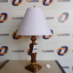 LOTE 034 - 01 ABAJUR COM CÚPULA LAMP. (NO ESTADO EM QUE SE ENCONTRA. SUJEITO A AVARIAS OCULTAS/VISÍVEIS.) AV9625H