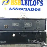 LOTE 176 - 02 TOCA FITAS SENDO 01 PHILIPHS COM DOIS TAPES E O OUTRO COM APENAS UM MARCA TECHNICS. (NO ESTADO) ATENÇÃO! FAZER A VISITAÇÃO ANTES DE ARREMATAR, NÃO SABEMOS SE FUNCIONA. LEILÃO NÃO TEM GARANTIA E NEM DEVOLUÇÃO, SUJEITO A POSSÍVEIS AVARIAS VISÍVEIS/OCULTAS E/OU AUSÊNCIA DE COMPONENTES.