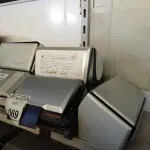 LOTE 069 - 07 SCANNERS DE MARCAS E MODELOS DIVERSOS. (NO ESTADO) ATENÇÃO! FAZER A VISITAÇÃO ANTES DE ARREMATAR, NÃO SABEMOS SE FUNCIONA. LEILÃO NÃO TEM GARANTIA E NEM DEVOLUÇÃO, SUJEITO A POSSÍVEIS AVARIAS VISÍVEIS/OCULTAS E/OU AUSÊNCIA DE COMPONENTES.