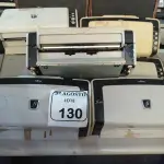 LOTE 130 - 09 SCANNERS MARCA FUGITSU. (NO ESTADO) ATENÇÃO! FAZER A VISITAÇÃO ANTES DE ARREMATAR, NÃO SABEMOS SE FUNCIONA. LEILÃO NÃO TEM GARANTIA E NEM DEVOLUÇÃO, SUJEITO A POSSÍVEIS AVARIAS VISÍVEIS/OCULTAS E/OU AUSÊNCIA DE COMPONENTES.