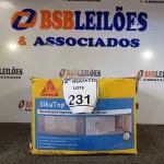 LOTE 231 - 01 SIKATOP -100 REVESTIMENTO IMPERMEABILIZANTE SEMI-FLEXIVEL. (NO ESTADO) ATENÇÃO! FAZER A VISITAÇÃO ANTES DE ARREMATAR, NÃO SABEMOS SE FUNCIONA. LEILÃO NÃO TEM GARANTIA E NEM DEVOLUÇÃO, SUJEITO A POSSÍVEIS AVARIAS VISÍVEIS/OCULTAS E/OU AUSÊNCIA DE COMPONENTES.