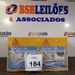 LOTE 184 - 04 CAIXAS SIKATOP-100 REVESTIMENTO IMPERMEABILIZANTE SEMI-FLEXIVEL DE 4KG CADA. (NO ESTADO) ATENÇÃO! FAZER A VISITAÇÃO ANTES DE ARREMATAR, NÃO SABEMOS SE FUNCIONA. LEILÃO NÃO TEM GARANTIA E NEM DEVOLUÇÃO, SUJEITO A POSSÍVEIS AVARIAS VISÍVEIS/OCULTAS E/OU AUSÊNCIA DE COMPONENTES.