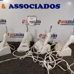 LOTE 193 - 04 APARELHOS PARA CLAREAMENTO DENTÁRIO MARCA DABIATLANTE. (NO ESTADO) ATENÇÃO! FAZER A VISITAÇÃO ANTES DE ARREMATAR, NÃO SABEMOS SE FUNCIONA. LEILÃO NÃO TEM GARANTIA E NEM DEVOLUÇÃO, SUJEITO A POSSÍVEIS AVARIAS VISÍVEIS/OCULTAS E/OU AUSÊNCIA DE COMPONENTES.