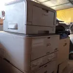 LOTE 109 - 05 IMPRESSORAS MARCAS E MODELOS DIVERSOS. (NO ESTADO) ATENÇÃO! FAZER A VISITAÇÃO ANTES DE ARREMATAR, NÃO SABEMOS SE FUNCIONA. LEILÃO NÃO TEM GARANTIA E NEM DEVOLUÇÃO, SUJEITO A POSSÍVEIS AVARIAS VISÍVEIS/OCULTAS E/OU AUSÊNCIA DE COMPONENTES.