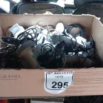 LOTE 295 - 01 LOTE COM VÁRIOS LEITORES DE CÓDIGOS DE BARRAS. (NO ESTADO) ATENÇÃO! FAZER A VISITAÇÃO ANTES DE ARREMATAR, NÃO SABEMOS SE FUNCIONA. LEILÃO NÃO TEM GARANTIA E NEM DEVOLUÇÃO, SUJEITO A POSSÍVEIS AVARIAS VISÍVEIS/OCULTAS E/OU AUSÊNCIA DE COMPONENTES.