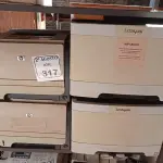 LOTE 317 - 04 IMPRESSORAS SENDO DUAS HP E DUAS LEXMAX. (NO ESTADO) ATENÇÃO! FAZER A VISITAÇÃO ANTES DE ARREMATAR, NÃO SABEMOS SE FUNCIONA. LEILÃO NÃO TEM GARANTIA E NEM DEVOLUÇÃO, SUJEITO A POSSÍVEIS AVARIAS VISÍVEIS/OCULTAS E/OU AUSÊNCIA DE COMPONENTES.