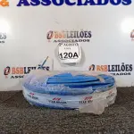 LOTE 120 - 01 ROLO DE FIO FLEXÍVEL 1X10,00MM NA COR AZUL. (NO ESTADO) ATENÇÃO! FAZER A VISITAÇÃO ANTES DE ARREMATAR, NÃO SABEMOS SE FUNCIONA. LEILÃO NÃO TEM GARANTIA E NEM DEVOLUÇÃO, SUJEITO A POSSÍVEIS AVARIAS VISÍVEIS/OCULTAS E/OU AUSÊNCIA DE COMPONENTES.