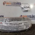 LOTE 065 - 01 ROLO DE FIO FLEXÍVEL 1X4,00MM NA COR CINZA.  (NO ESTADO) ATENÇÃO! FAZER A VISITAÇÃO ANTES DE ARREMATAR, NÃO SABEMOS SE FUNCIONA. LEILÃO NÃO TEM GARANTIA E NEM DEVOLUÇÃO, SUJEITO A POSSÍVEIS AVARIAS VISÍVEIS/OCULTAS E/OU AUSÊNCIA DE COMPONENTES.