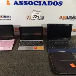LOTE 021 - 03 NETBOOKS MARCAS E MODELOS DIVERSOS. (NO ESTADO) ATENÇÃO! FAZER A VISITAÇÃO ANTES DE ARREMATAR, NÃO SABEMOS SE FUNCIONA. LEILÃO NÃO TEM GARANTIA E NEM DEVOLUÇÃO, SUJEITO A POSSÍVEIS AVARIAS VISÍVEIS/OCULTAS E/OU AUSÊNCIA DE COMPONENTES.