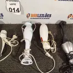 LOTE 014 - 06 MIXERS INCOMPLETOS DE MARCAS E MODELOS DIVERSOS COM AVARIAS. (NO ESTADO) ATENÇÃO! FAZER A VISITAÇÃO ANTES DE ARREMATAR, NÃO SABEMOS SE FUNCIONA. LEILÃO NÃO TEM GARANTIA E NEM DEVOLUÇÃO, SUJEITO A POSSÍVEIS AVARIAS VISÍVEIS/OCULTAS E/OU AUSÊNCIA DE COMPONENTES.