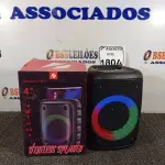 LOTE 180 - 01 CAIXA DE SOM BLUETOOTH 4”. (NO ESTADO) ATENÇÃO! FAZER A VISITAÇÃO ANTES DE ARREMATAR, NÃO SABEMOS SE FUNCIONA. LEILÃO NÃO TEM GARANTIA E NEM DEVOLUÇÃO, SUJEITO A POSSÍVEIS AVARIAS VISÍVEIS/OCULTAS E/OU AUSÊNCIA DE COMPONENTES.