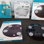 LOTE 118 - 04 BALANÇAS DIGITAIS MARCA MULTILASER. (NO ESTADO) ATENÇÃO! FAZER A VISITAÇÃO ANTES DE ARREMATAR, NÃO SABEMOS SE FUNCIONA. LEILÃO NÃO TEM GARANTIA E NEM DEVOLUÇÃO, SUJEITO A POSSÍVEIS AVARIAS VISÍVEIS/OCULTAS E/OU AUSÊNCIA DE COMPONENTES.