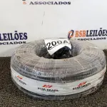 LOTE 200 - 01 ROLO DE FIO FLEXÍVEL 1X10,00MM NA COR PRETA. (NO ESTADO) ATENÇÃO! FAZER A VISITAÇÃO ANTES DE ARREMATAR, NÃO SABEMOS SE FUNCIONA. LEILÃO NÃO TEM GARANTIA E NEM DEVOLUÇÃO, SUJEITO A POSSÍVEIS AVARIAS VISÍVEIS/OCULTAS E/OU AUSÊNCIA DE COMPONENTES.
