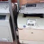 LOTE 315 - 03 APARELHOS DE FAX, 03 IMPRESSORAS MARCAS E MODELOS DIVERSOS SENDO UMA SAMSUNG COLORIDA MODELO CLP67ND E UMA MULTIFUNCIONAL OK E 01 MARCA HP. (NO ESTADO) ATENÇÃO! FAZER A VISITAÇÃO ANTES DE ARREMATAR, NÃO SABEMOS SE FUNCIONA. LEILÃO NÃO TEM GARANTIA E NEM DEVOLUÇÃO, SUJEITO A POSSÍVEIS AVARIAS VISÍVEIS/OCULTAS E/OU AUSÊNCIA DE COMPONENTES.