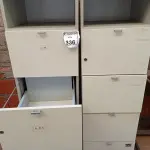 LOTE 336 - 02 ARQUIVOS EM MADEIRA COM 04 GAVETAS. (NO ESTADO) ATENÇÃO! FAZER A VISITAÇÃO ANTES DE ARREMATAR, NÃO SABEMOS SE FUNCIONA. LEILÃO NÃO TEM GARANTIA E NEM DEVOLUÇÃO, SUJEITO A POSSÍVEIS AVARIAS VISÍVEIS/OCULTAS E/OU AUSÊNCIA DE COMPONENTES.