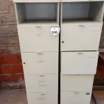 LOTE 336 - 02 ARQUIVOS EM MADEIRA COM 04 GAVETAS. (NO ESTADO) ATENÇÃO! FAZER A VISITAÇÃO ANTES DE ARREMATAR, NÃO SABEMOS SE FUNCIONA. LEILÃO NÃO TEM GARANTIA E NEM DEVOLUÇÃO, SUJEITO A POSSÍVEIS AVARIAS VISÍVEIS/OCULTAS E/OU AUSÊNCIA DE COMPONENTES.