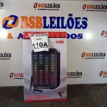 LOTE 110 - 01 RADIO PORTÁTIL RGB COM BLUETOOTH. (NO ESTADO) ATENÇÃO! FAZER A VISITAÇÃO ANTES DE ARREMATAR, NÃO SABEMOS SE FUNCIONA. LEILÃO NÃO TEM GARANTIA E NEM DEVOLUÇÃO, SUJEITO A POSSÍVEIS AVARIAS VISÍVEIS/OCULTAS E/OU AUSÊNCIA DE COMPONENTES.