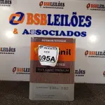 LOTE 095 - 01 LATA DE TINTA TEXTURATTO PREMIUM EFEITO RÚSTICO INTERIOR/EXTERIOR SUVINIL 25KG. (NO ESTADO) ATENÇÃO! FAZER A VISITAÇÃO ANTES DE ARREMATAR, NÃO SABEMOS SE FUNCIONA. LEILÃO NÃO TEM GARANTIA E NEM DEVOLUÇÃO, SUJEITO A POSSÍVEIS AVARIAS VISÍVEIS/OCULTAS E/OU AUSÊNCIA DE COMPONENTES.