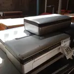 LOTE 312 - 05 SCANNERS DA MARCA HP. (NO ESTADO) ATENÇÃO! FAZER A VISITAÇÃO ANTES DE ARREMATAR, NÃO SABEMOS SE FUNCIONA. LEILÃO NÃO TEM GARANTIA E NEM DEVOLUÇÃO, SUJEITO A POSSÍVEIS AVARIAS VISÍVEIS/OCULTAS E/OU AUSÊNCIA DE COMPONENTES.