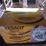 LOTE 302 - 02 VEDACIT ARGAMASSA POLIMÉRICA IMPERMEÁVEL 12KGS CADA. (NO ESTADO) ATENÇÃO! FAZER A VISITAÇÃO ANTES DE ARREMATAR, NÃO SABEMOS SE FUNCIONA. LEILÃO NÃO TEM GARANTIA E NEM DEVOLUÇÃO, SUJEITO A POSSÍVEIS AVARIAS VISÍVEIS/OCULTAS E/OU AUSÊNCIA DE COMPONENTES.
