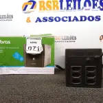 LOTE 071 - 01 NOBREAK MARCA INTELBRAS MODELO XNB 1200 VA. (NO ESTADO) ATENÇÃO! FAZER A VISITAÇÃO ANTES DE ARREMATAR, NÃO SABEMOS SE FUNCIONA. LEILÃO NÃO TEM GARANTIA E NEM DEVOLUÇÃO, SUJEITO A POSSÍVEIS AVARIAS VISÍVEIS/OCULTAS E/OU AUSÊNCIA DE COMPONENTES.