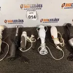 LOTE 014 - 06 MIXERS INCOMPLETOS DE MARCAS E MODELOS DIVERSOS COM AVARIAS. (NO ESTADO) ATENÇÃO! FAZER A VISITAÇÃO ANTES DE ARREMATAR, NÃO SABEMOS SE FUNCIONA. LEILÃO NÃO TEM GARANTIA E NEM DEVOLUÇÃO, SUJEITO A POSSÍVEIS AVARIAS VISÍVEIS/OCULTAS E/OU AUSÊNCIA DE COMPONENTES.