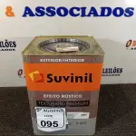 LOTE 095 - 01 LATA DE TINTA TEXTURATTO PREMIUM EFEITO RÚSTICO INTERIOR/EXTERIOR SUVINIL 25KG. (NO ESTADO) ATENÇÃO! FAZER A VISITAÇÃO ANTES DE ARREMATAR, NÃO SABEMOS SE FUNCIONA. LEILÃO NÃO TEM GARANTIA E NEM DEVOLUÇÃO, SUJEITO A POSSÍVEIS AVARIAS VISÍVEIS/OCULTAS E/OU AUSÊNCIA DE COMPONENTES.