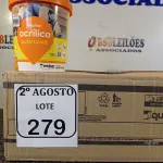 LOTE 279 - 06 REJUNTES ACRÍLICO 1KG CADA. (NO ESTADO) ATENÇÃO! FAZER A VISITAÇÃO ANTES DE ARREMATAR, NÃO SABEMOS SE FUNCIONA. LEILÃO NÃO TEM GARANTIA E NEM DEVOLUÇÃO, SUJEITO A POSSÍVEIS AVARIAS VISÍVEIS/OCULTAS E/OU AUSÊNCIA DE COMPONENTES.