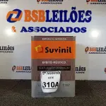 LOTE 310 - 01 LATA DE TINTA TEXTURATTO PREMIUM EFEITO RÚSTICO INTERIOR/EXTERIOR SUVINIL 25KG. (NO ESTADO) ATENÇÃO! FAZER A VISITAÇÃO ANTES DE ARREMATAR, NÃO SABEMOS SE FUNCIONA. LEILÃO NÃO TEM GARANTIA E NEM DEVOLUÇÃO, SUJEITO A POSSÍVEIS AVARIAS VISÍVEIS/OCULTAS E/OU AUSÊNCIA DE COMPONENTES.