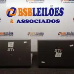 LOTE 105 - 02 NOTEBOOKS MARCA STI PARA A RETIRADA DE PEÇAS. (NO ESTADO) ATENÇÃO! FAZER A VISITAÇÃO ANTES DE ARREMATAR, NÃO SABEMOS SE FUNCIONA. LEILÃO NÃO TEM GARANTIA E NEM DEVOLUÇÃO, SUJEITO A POSSÍVEIS AVARIAS VISÍVEIS/OCULTAS E/OU AUSÊNCIA DE COMPONENTES.