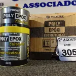 LOTE 305 - 04 ADESIVOS POLYEPOX 630G CADA. (NO ESTADO) ATENÇÃO! FAZER A VISITAÇÃO ANTES DE ARREMATAR, NÃO SABEMOS SE FUNCIONA. LEILÃO NÃO TEM GARANTIA E NEM DEVOLUÇÃO, SUJEITO A POSSÍVEIS AVARIAS VISÍVEIS/OCULTAS E/OU AUSÊNCIA DE COMPONENTES.