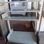 LOTE 352 - 01 ESTANTE EM FERRO COM PRATELEIRAS. (NO ESTADO) ATENÇÃO! FAZER A VISITAÇÃO ANTES DE ARREMATAR, NÃO SABEMOS SE FUNCIONA. LEILÃO NÃO TEM GARANTIA E NEM DEVOLUÇÃO, SUJEITO A POSSÍVEIS AVARIAS VISÍVEIS/OCULTAS E/OU AUSÊNCIA DE COMPONENTES.