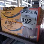 LOTE 302 - 02 VEDACIT ARGAMASSA POLIMÉRICA IMPERMEÁVEL 12KGS CADA. (NO ESTADO) ATENÇÃO! FAZER A VISITAÇÃO ANTES DE ARREMATAR, NÃO SABEMOS SE FUNCIONA. LEILÃO NÃO TEM GARANTIA E NEM DEVOLUÇÃO, SUJEITO A POSSÍVEIS AVARIAS VISÍVEIS/OCULTAS E/OU AUSÊNCIA DE COMPONENTES.