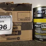 LOTE 296 - 04 ADESIVOS POLYEPOX 630G CADA. (NO ESTADO) ATENÇÃO! FAZER A VISITAÇÃO ANTES DE ARREMATAR, NÃO SABEMOS SE FUNCIONA. LEILÃO NÃO TEM GARANTIA E NEM DEVOLUÇÃO, SUJEITO A POSSÍVEIS AVARIAS VISÍVEIS/OCULTAS E/OU AUSÊNCIA DE COMPONENTES.