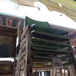 LOTE 263 - 06 CADEIRAS COM ACENTO BASE DE FERRO E ENCOSTO EM PLÁSTICO. (NO ESTADO) ATENÇÃO! FAZER A VISITAÇÃO ANTES DE ARREMATAR, NÃO SABEMOS SE FUNCIONA. LEILÃO NÃO TEM GARANTIA E NEM DEVOLUÇÃO, SUJEITO A POSSÍVEIS AVARIAS VISÍVEIS/OCULTAS E/OU AUSÊNCIA DE COMPONENTES.