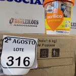 LOTE 316 - 06 REJUNTES ACRÍLICO 1KG CADA. (NO ESTADO) ATENÇÃO! FAZER A VISITAÇÃO ANTES DE ARREMATAR, NÃO SABEMOS SE FUNCIONA. LEILÃO NÃO TEM GARANTIA E NEM DEVOLUÇÃO, SUJEITO A POSSÍVEIS AVARIAS VISÍVEIS/OCULTAS E/OU AUSÊNCIA DE COMPONENTES.