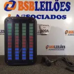 LOTE 300 - 01 RADIO PORTÁTIL RGB COM BLUETOOTH. (NO ESTADO) ATENÇÃO! FAZER A VISITAÇÃO ANTES DE ARREMATAR, NÃO SABEMOS SE FUNCIONA. LEILÃO NÃO TEM GARANTIA E NEM DEVOLUÇÃO, SUJEITO A POSSÍVEIS AVARIAS VISÍVEIS/OCULTAS E/OU AUSÊNCIA DE COMPONENTES.
