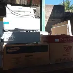 LOTE 268 - 03 GAVETAS PARA IMPRESSORAS SAMSUMG MODELO SCX755A, 01 APARELHO DE FAX E 01 CAIXA COM GRANDE QUANTIDADE DE CABOS. (NO ESTADO) ATENÇÃO! FAZER A VISITAÇÃO ANTES DE ARREMATAR, NÃO SABEMOS SE FUNCIONA. LEILÃO NÃO TEM GARANTIA E NEM DEVOLUÇÃO, SUJEITO A POSSÍVEIS AVARIAS VISÍVEIS/OCULTAS E/OU AUSÊNCIA DE COMPONENTES.