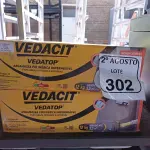 LOTE 302 - 02 VEDACIT ARGAMASSA POLIMÉRICA IMPERMEÁVEL 12KGS CADA. (NO ESTADO) ATENÇÃO! FAZER A VISITAÇÃO ANTES DE ARREMATAR, NÃO SABEMOS SE FUNCIONA. LEILÃO NÃO TEM GARANTIA E NEM DEVOLUÇÃO, SUJEITO A POSSÍVEIS AVARIAS VISÍVEIS/OCULTAS E/OU AUSÊNCIA DE COMPONENTES.