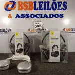 LOTE 005 - 05 HEADPHONES COM AVARIAS. (NO ESTADO) ATENÇÃO! FAZER A VISITAÇÃO ANTES DE ARREMATAR, NÃO SABEMOS SE FUNCIONA. LEILÃO NÃO TEM GARANTIA E NEM DEVOLUÇÃO, SUJEITO A POSSÍVEIS AVARIAS VISÍVEIS/OCULTAS E/OU AUSÊNCIA DE COMPONENTES.