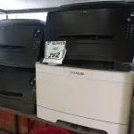 LOTE 292 - 04 IMPRESSORAS LEXMAX. (NO ESTADO) ATENÇÃO! FAZER A VISITAÇÃO ANTES DE ARREMATAR, NÃO SABEMOS SE FUNCIONA. LEILÃO NÃO TEM GARANTIA E NEM DEVOLUÇÃO, SUJEITO A POSSÍVEIS AVARIAS VISÍVEIS/OCULTAS E/OU AUSÊNCIA DE COMPONENTES.