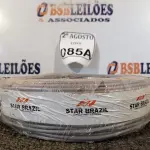 LOTE 085 - 01 ROLO DE FIO FLEXÍVEL 1X4,00MM NA COR CINZA. (NO ESTADO) ATENÇÃO! FAZER A VISITAÇÃO ANTES DE ARREMATAR, NÃO SABEMOS SE FUNCIONA. LEILÃO NÃO TEM GARANTIA E NEM DEVOLUÇÃO, SUJEITO A POSSÍVEIS AVARIAS VISÍVEIS/OCULTAS E/OU AUSÊNCIA DE COMPONENTES.