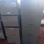LOTE 363 - 02 ARQUIVOS EM AÇO 4 GAVETAS. (NO ESTADO) ATENÇÃO! FAZER A VISITAÇÃO ANTES DE ARREMATAR, NÃO SABEMOS SE FUNCIONA. LEILÃO NÃO TEM GARANTIA E NEM DEVOLUÇÃO, SUJEITO A POSSÍVEIS AVARIAS VISÍVEIS/OCULTAS E/OU AUSÊNCIA DE COMPONENTES.