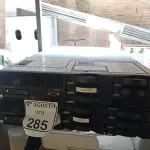 LOTE 285 - 02 SERVIDORES MARCA IDM MODELO X3650. (NO ESTADO) ATENÇÃO! FAZER A VISITAÇÃO ANTES DE ARREMATAR, NÃO SABEMOS SE FUNCIONA. LEILÃO NÃO TEM GARANTIA E NEM DEVOLUÇÃO, SUJEITO A POSSÍVEIS AVARIAS VISÍVEIS/OCULTAS E/OU AUSÊNCIA DE COMPONENTES.