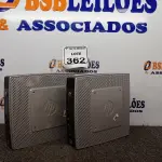 LOTE 362 - 02 MINI CPUS HP. (NO ESTADO) ATENÇÃO! FAZER A VISITAÇÃO ANTES DE ARREMATAR, NÃO SABEMOS SE FUNCIONA. LEILÃO NÃO TEM GARANTIA E NEM DEVOLUÇÃO, SUJEITO A POSSÍVEIS AVARIAS VISÍVEIS/OCULTAS E/OU AUSÊNCIA DE COMPONENTES.
