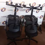 LOTE 464 - 04 CADEIRAS PARA ESCRITÓRIO BASE GIRATÓRIA. (NO ESTADO) ATENÇÃO! FAZER A VISITAÇÃO ANTES DE ARREMATAR, NÃO SABEMOS SE FUNCIONA. LEILÃO NÃO TEM GARANTIA E NEM DEVOLUÇÃO, SUJEITO A POSSÍVEIS AVARIAS VISÍVEIS/OCULTAS E/OU AUSÊNCIA DE COMPONENTES.